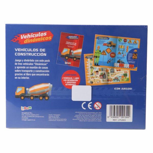 Libro Vehículos De Construcción LUDUM 12 Páginas - Imagen 2