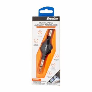 Cable Auxiliar Retráctil Compatible Con Todos Los Dispositivos 3.5 MM ENERGIZER Unidad
