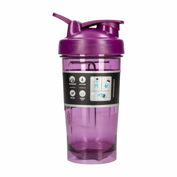 Termo Mezclador Pro24 Morado BLENDER BOTTLE 710 ML - Imagen 2