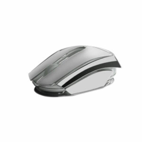 Mouse Cromado Cambia 7 Colores TERRAX Inalámbrico