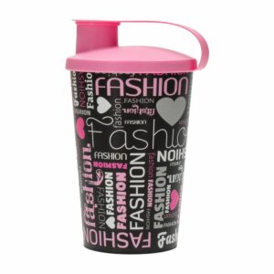 Vaso Con Tapa Deco Fashion HEREVIN 340 ML