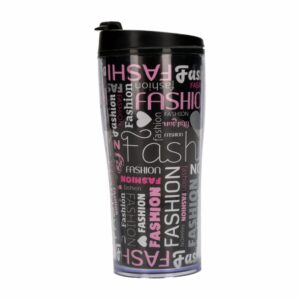 Vaso Plástico Con Tapa Deco Fashioned HEREVIN Unidad