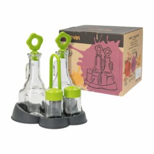 Alcuzas De Cristal Multicolor HEREVIN Set X 4 Uds