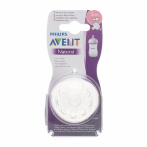 Tetinas Natural2 Flujo Variable 3M PHILIPS AVENT X 2 Uds
