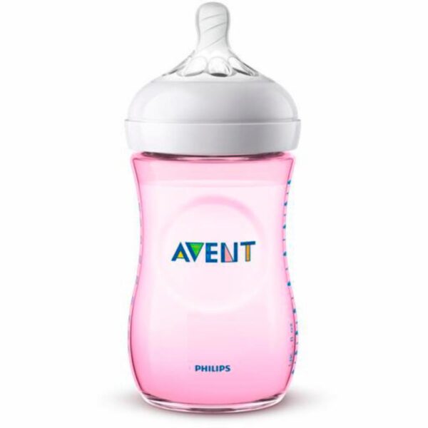 Biberón Natural Rosado X 2 PHILIPS AVENT 9Oz