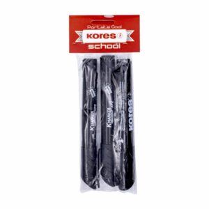 Marcador Permanente Punta Biselada Negro KORES 1x3 Piezas