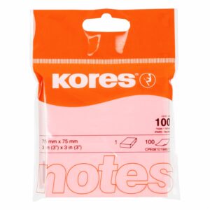 Notitas Neón Fucsia KORES 75X75