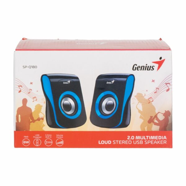 Parlantes Sp-Q180 Blue GENIUS USB - Imagen 4
