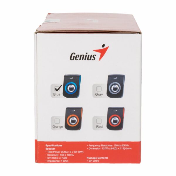 Parlantes Sp-Q180 Blue GENIUS USB - Imagen 6