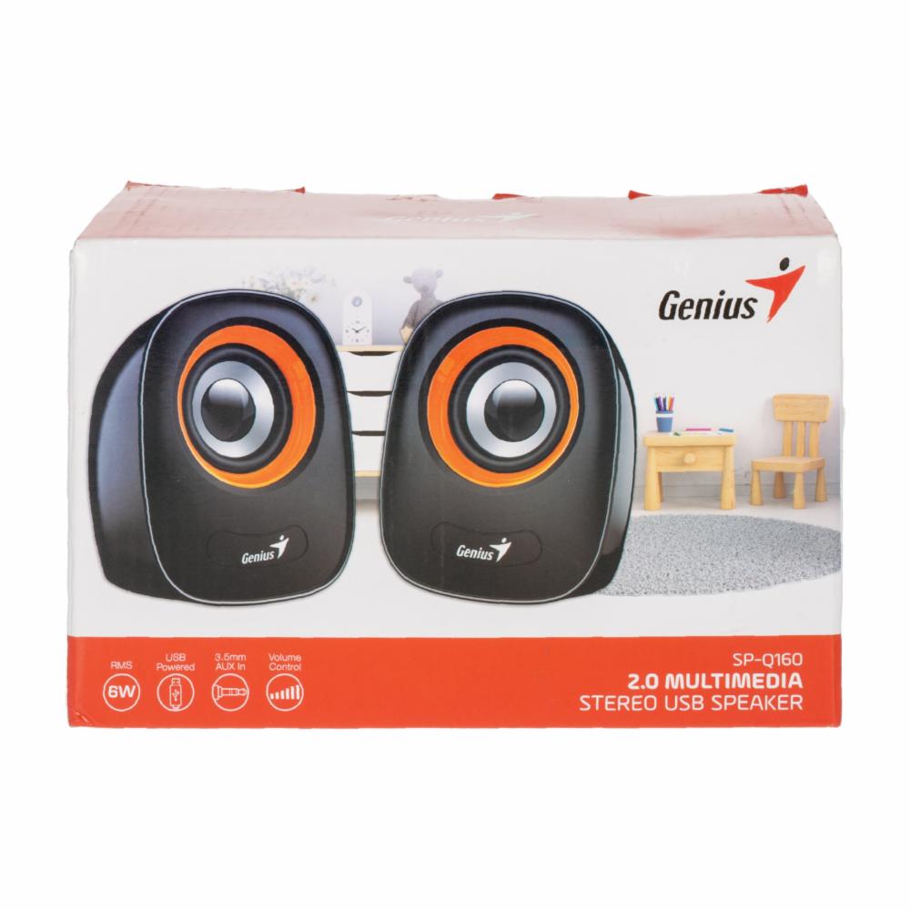 Parlantes Sp-Q160 Power 6W Iron-Gray GENIUS USB - Imagen 4
