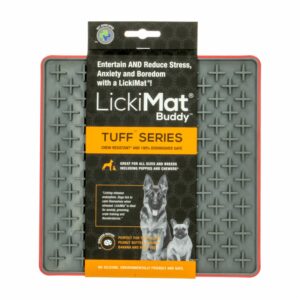 Plato Para Mascotas Tipo Tapete Para Untar De Color Rojo LICKIMAT Unidad