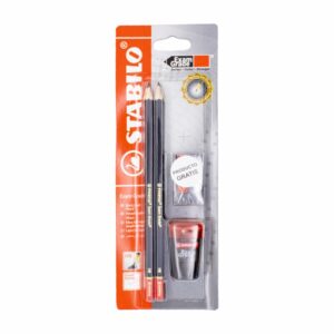 Lápiz De Grafito Hb Con Sacapuntas STABILO 1x4 Uds