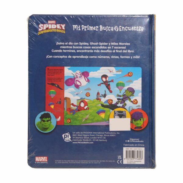 Libro Marvel Spidey Mi Primer Busca Y Encuentra PI KIDS 128 Páginas - Imagen 2