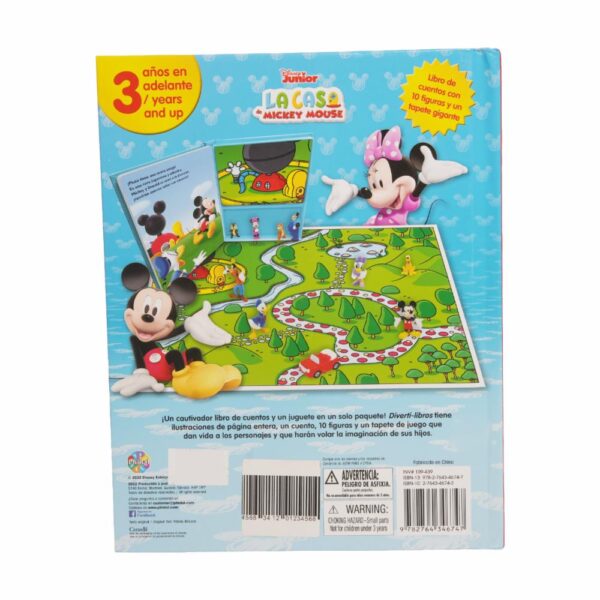 Libro Disney Mickey Diverti-Libros PHIDAL 10 Páginas - Imagen 2