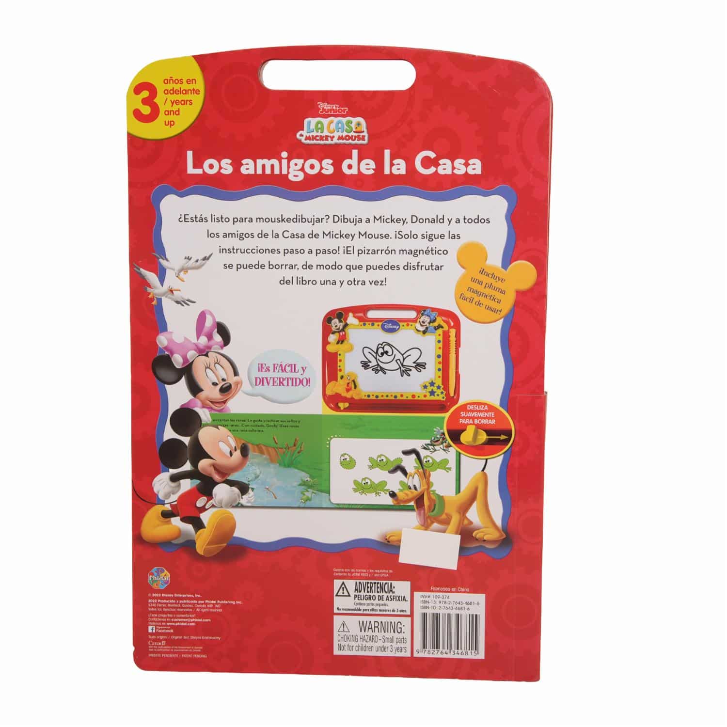 Libro Pizarra Los Amigos De La Casa PHIDAL 5 Páginas - Imagen 2