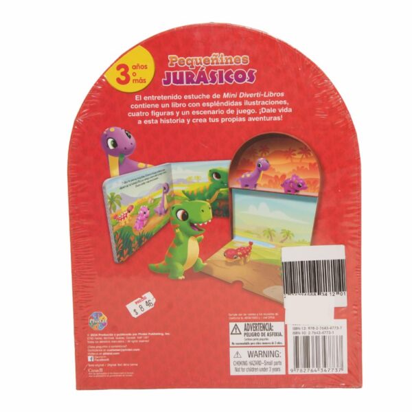 Libro Mini Divertilibros Pequenos Jurasicos PHIDAL 10 Páginas - Imagen 2