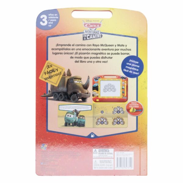 Libro Pizarra Cars Aventuras En El Camino PHIDAL 15 Páginas - Imagen 2