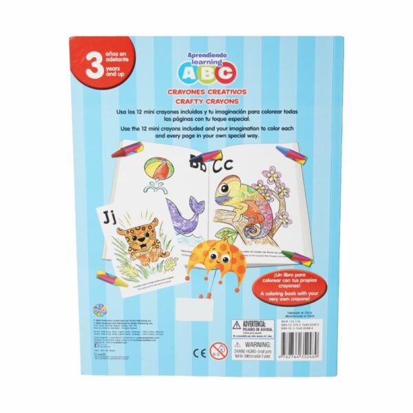 Libro Crayones Creativos  Bilingües MR.BOOKS 20 Páginas - Imagen 2