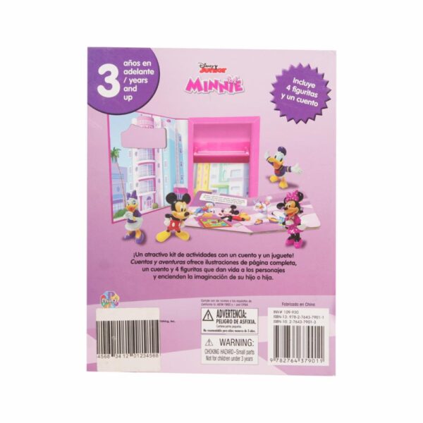 Libro Set Minnie Cuentos Y Aventuras +Figuras PHIDAL 10 Páginas - Imagen 2