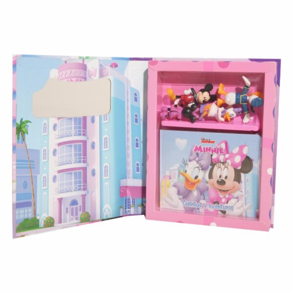 Libro Set Minnie Cuentos Y Aventuras +Figuras PHIDAL 10 Páginas - Imagen 3