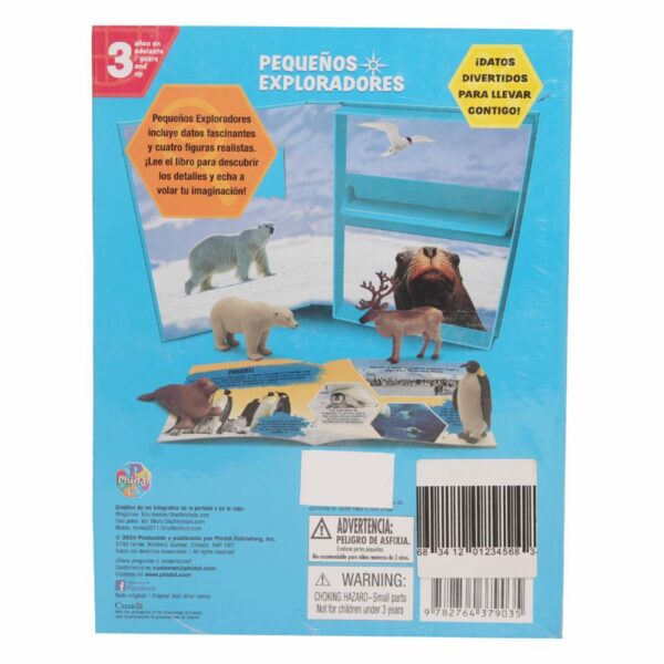Libro Arctic Animals Pequeños Exploradores PHIDAL 10 Páginas - Imagen 2