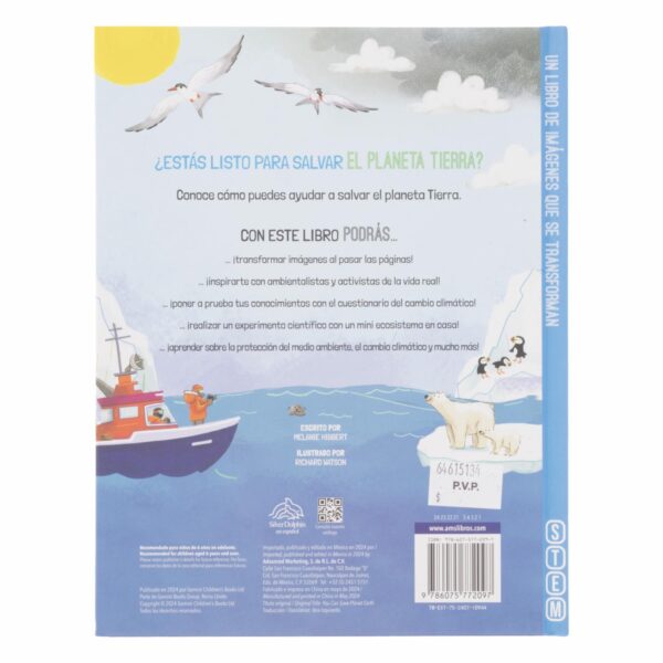 Libro Tu Puedes Salvar El Planeta Tierra SILVER DOLPHIN 30 Páginas - Imagen 2