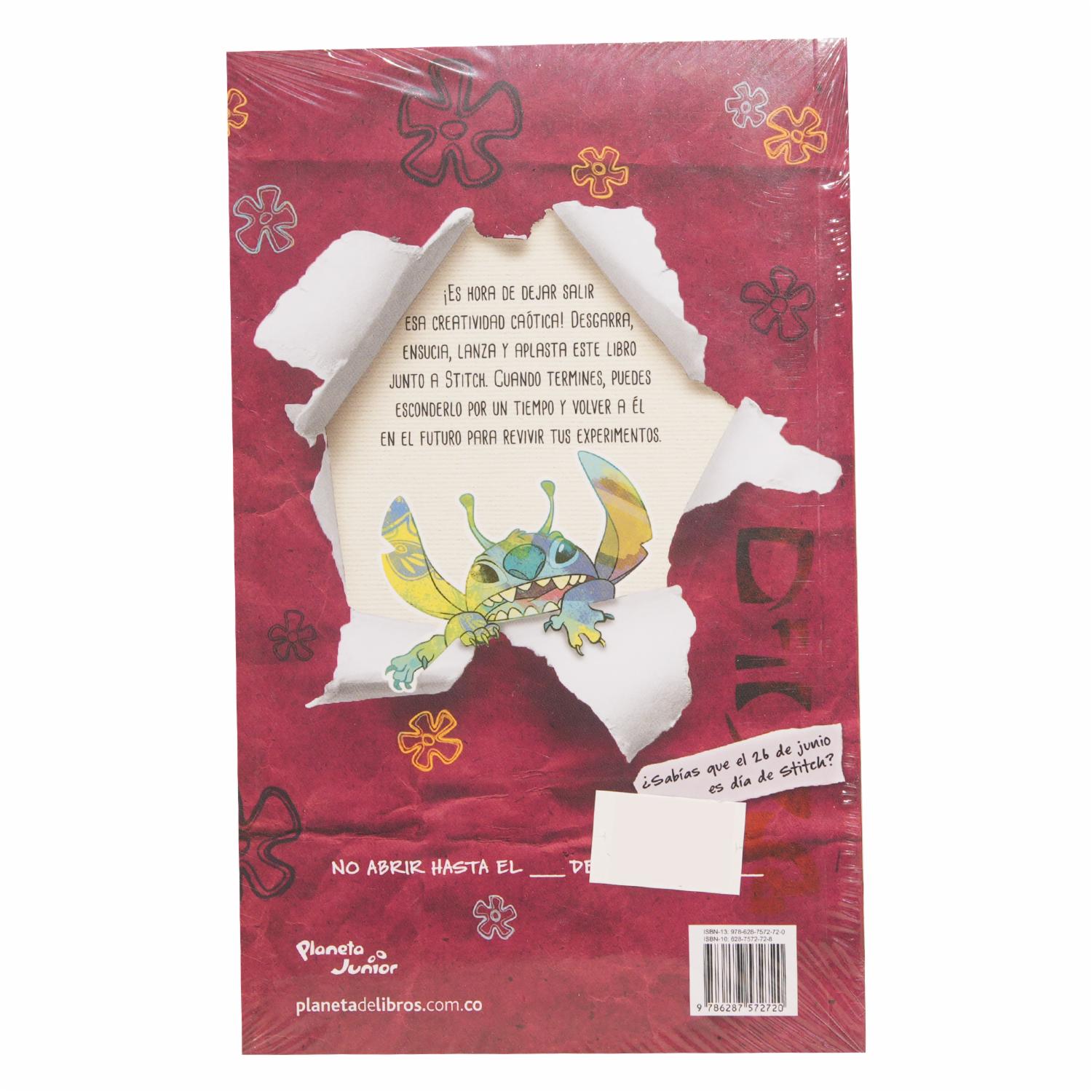 Libro Stitch Destroza Este Libro PLANETA JUNIOR 175 Páginas