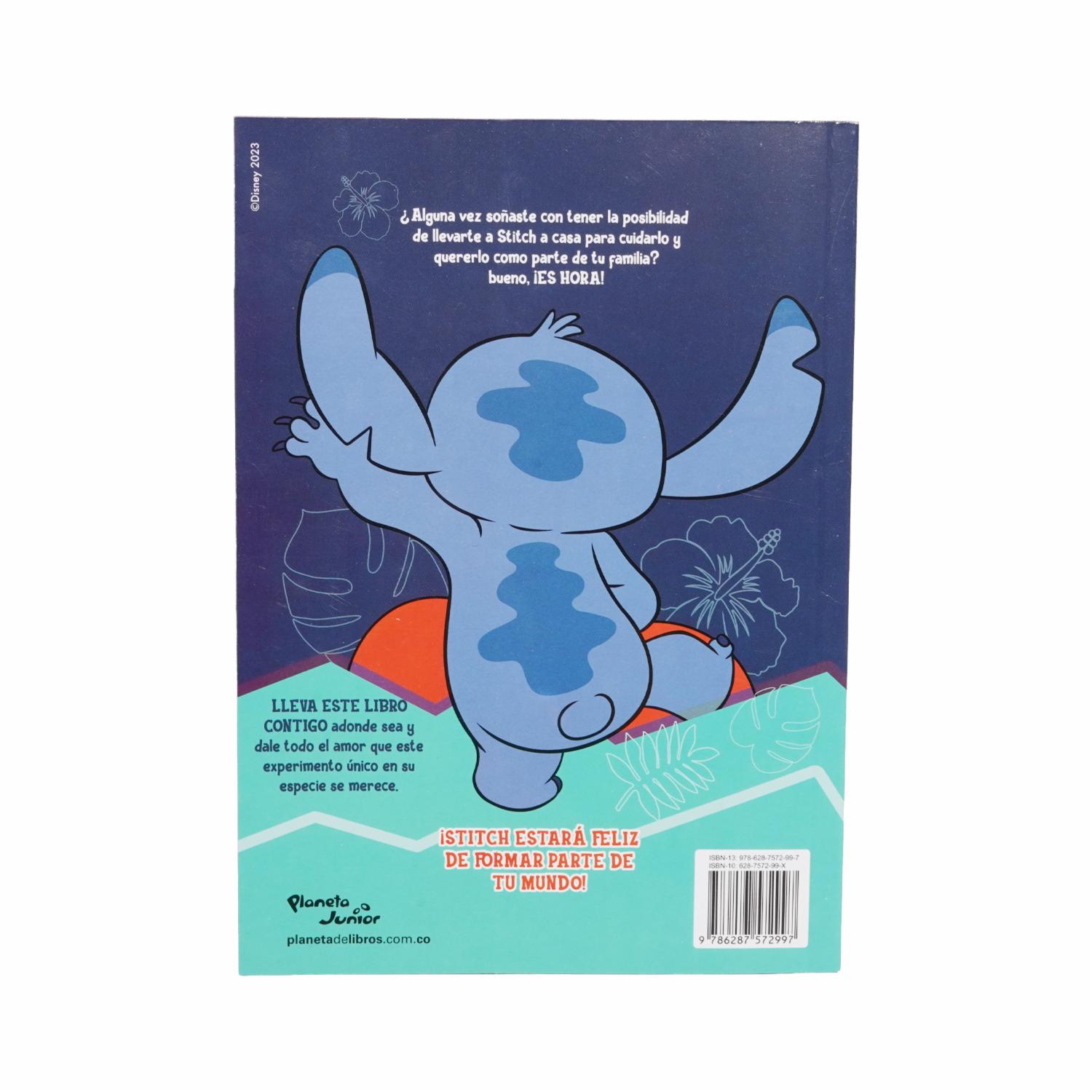 Libro Abraza A Stitch PLANETA JUNIOR 72 Páginas