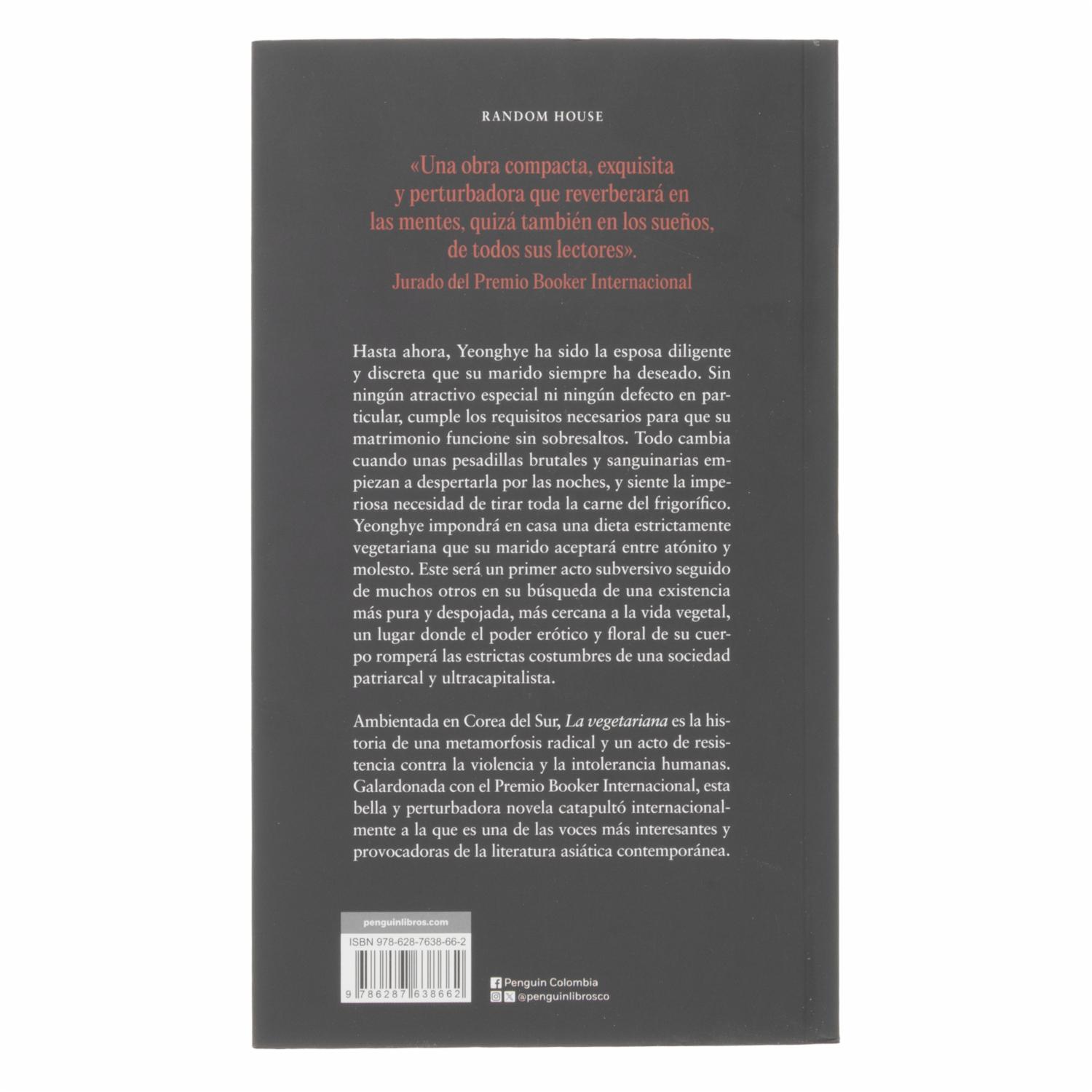 Libro La Vegetariana RANDOM HOUSE 167 Páginas - Imagen 2