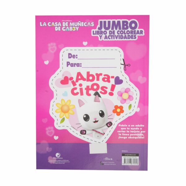Libro La Casa De Muñecas De Gabby Jumbo Para Colorear ALTEA 75 Páginas - Imagen 2
