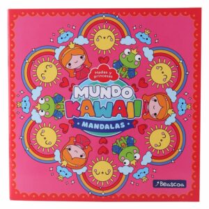 Libro Mandalas Mundo Kawaii BEASCOA 30 Páginas