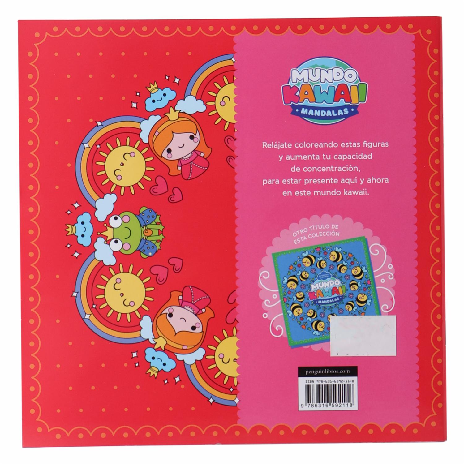 Libro Mandalas Mundo Kawaii BEASCOA 30 Páginas - Imagen 2