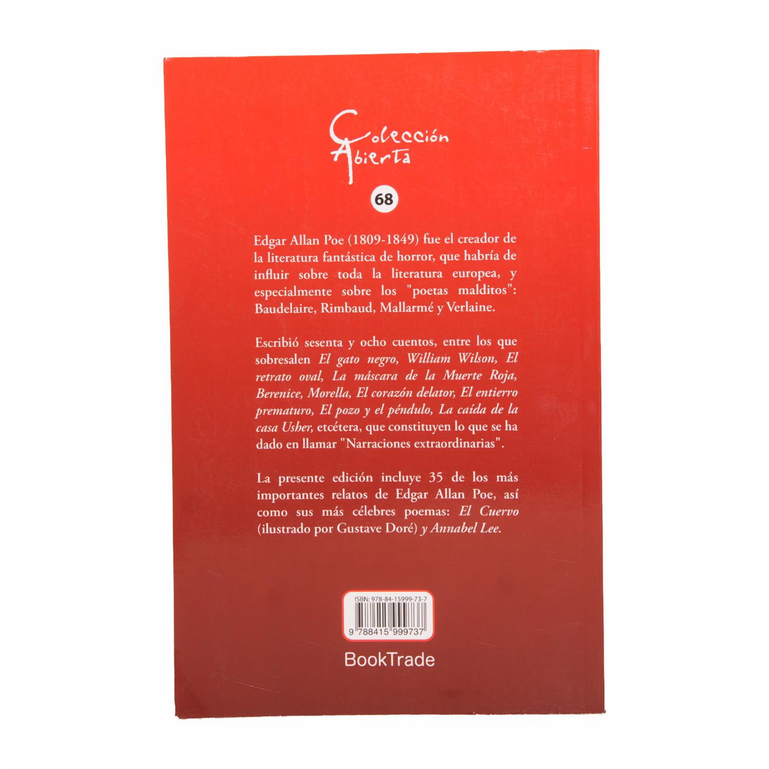 Libro Narraciones Extraordinarias BOOK TRADE 469 Páginas