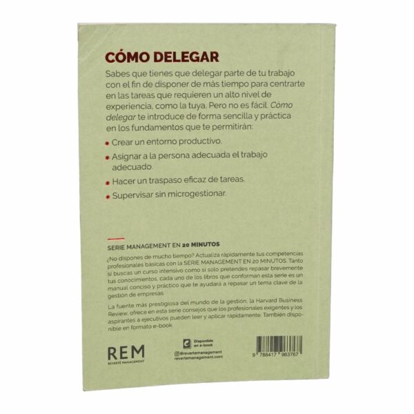 Libro Como Delegar REM 112 Páginas - Imagen 2