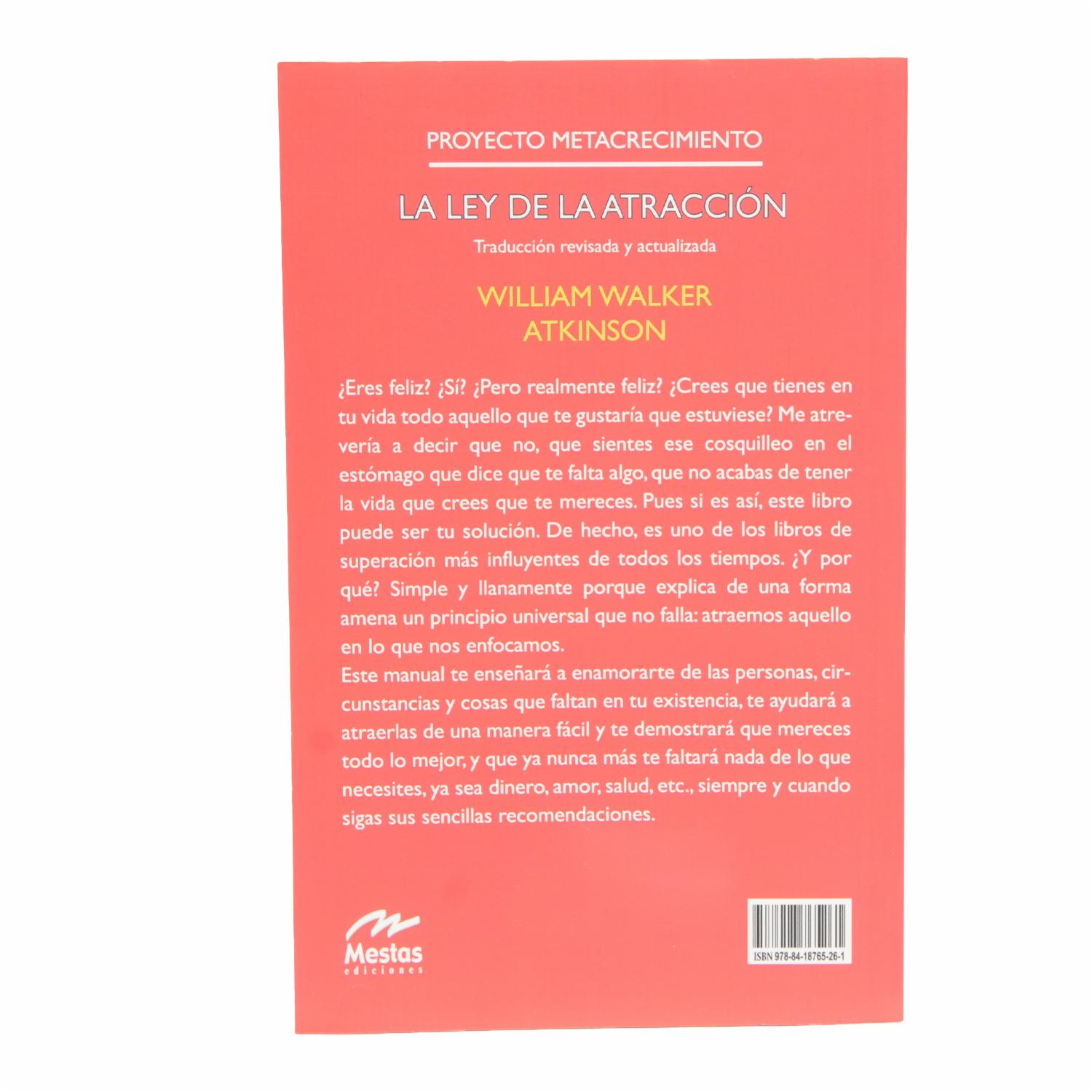 Libro La Ley De La Atracción MESTAS 128 Páginas - Imagen 2