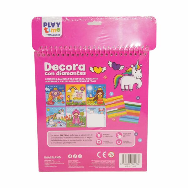 Libro Decora Con Diamantes IMAGILAND 25 Páginas - Imagen 2