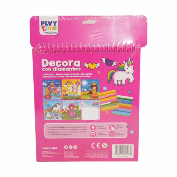 Libro Decora Con Diamantes IMAGILAND 25 Páginas - Imagen 2