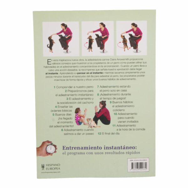 Libro Adiestre A Su Perro Rápido Y Fácil HISPANO EUROPEA 96 Páginas - Imagen 2