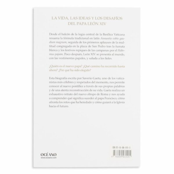 Libro El Papa Leon Xiv OCÉANO 173 Páginas