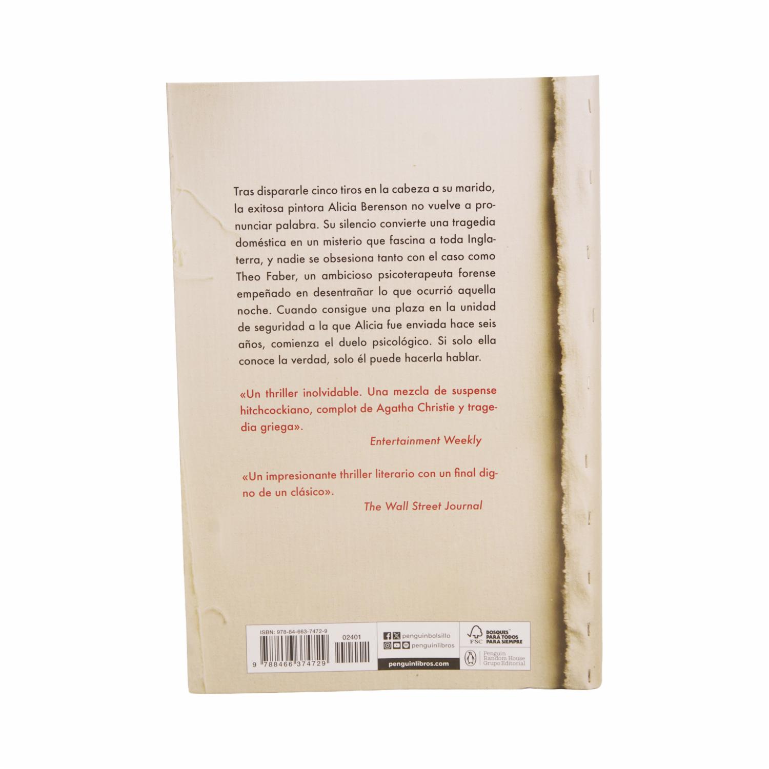 Libro La Paciente Silenciosa DEBOLSILLO 388 Páginas