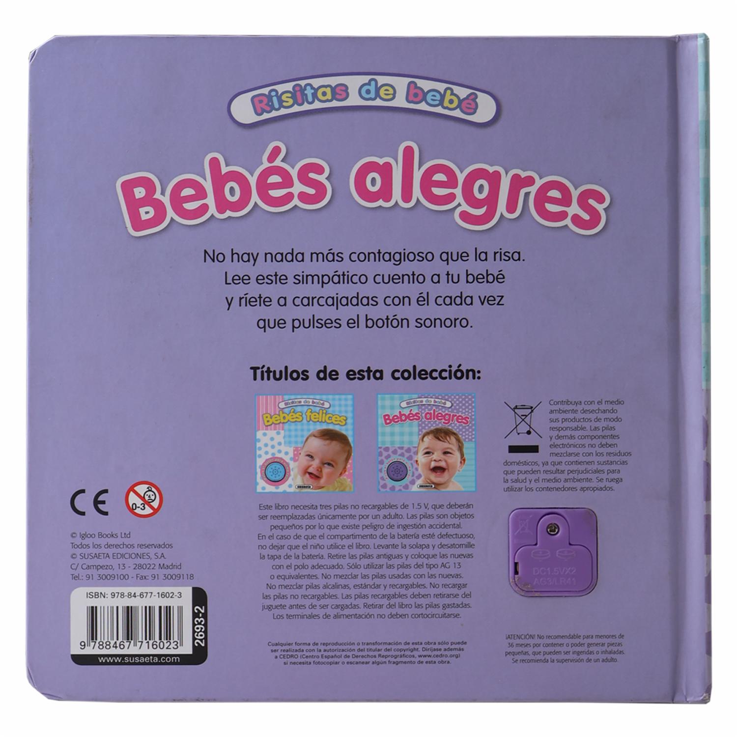 Libro Bebés Alegres SUSAETA 10 Páginas - Imagen 2