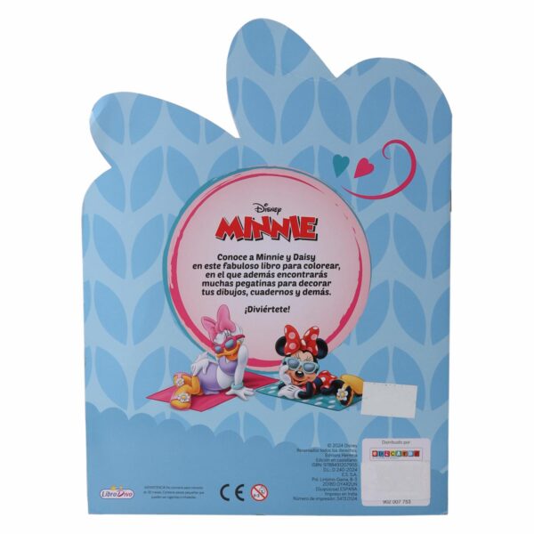 Libro Disney Minnie Color Con Pegatinas LIBRO DIVO 20 Páginas - Imagen 2