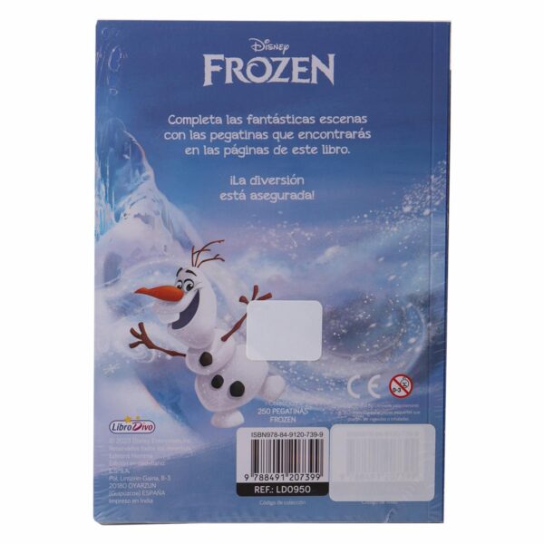 Libro Frozen 250 Pegatinas LIBRO DIVO 24 Páginas - Imagen 2