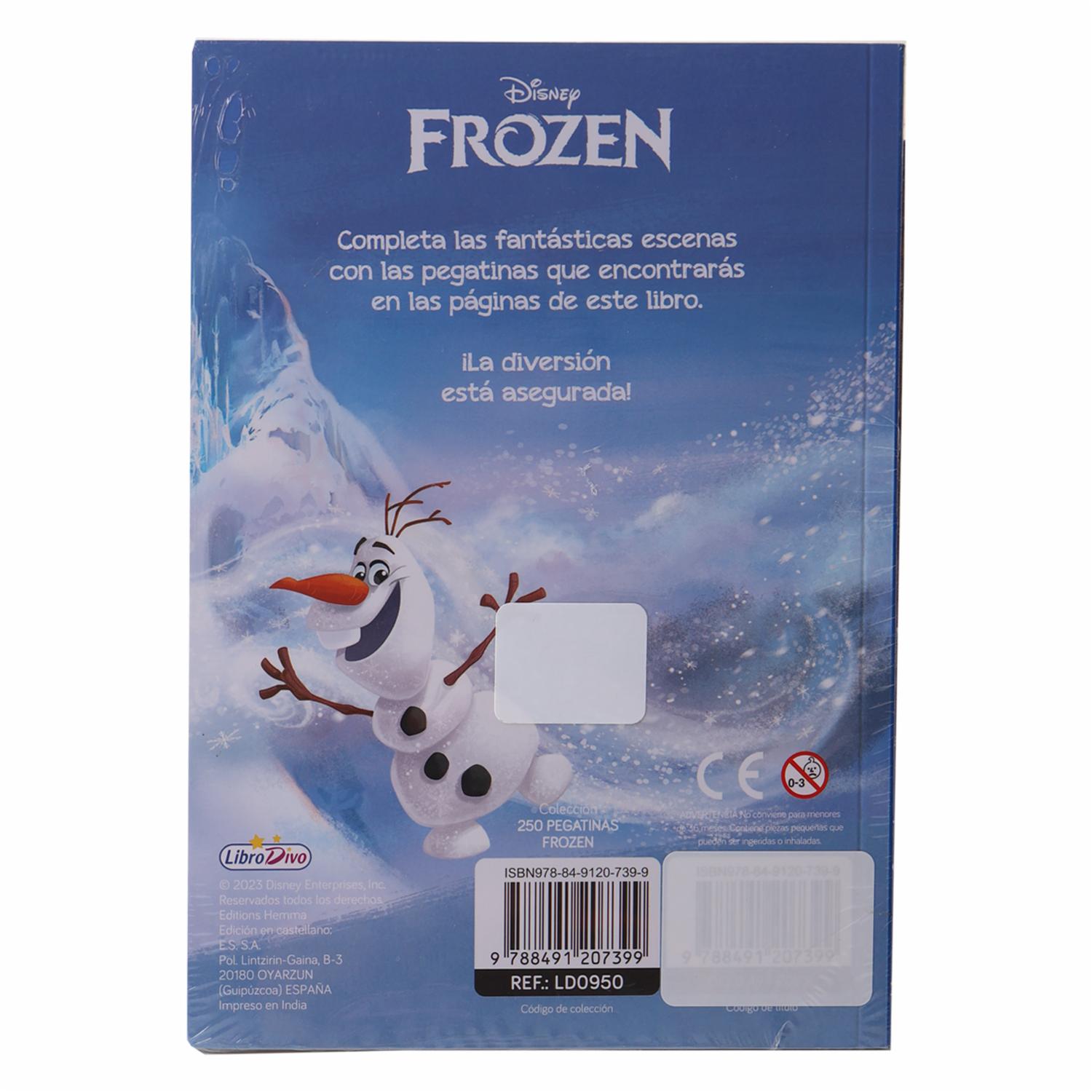 Libro Frozen 250 Pegatinas LIBRO DIVO 24 Páginas - Imagen 2