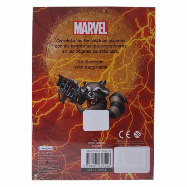 Libro Marvel 250 Pegatinas LIBRO DIVO 24 Páginas - Imagen 2