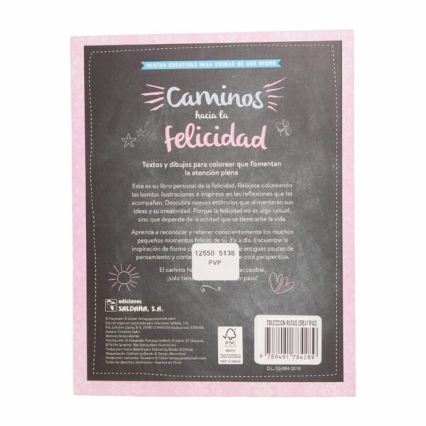 Libro Caminos Hacia La Felicidad SALDAÑA 45 Páginas - Imagen 2
