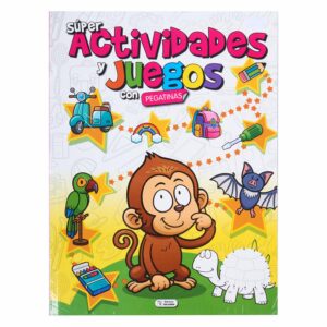 Libro Super Actividades Y Juegos Con Pegatinas. SALDAÑA 89 Páginas