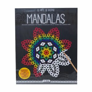 Arte De Raspar Mandalas EDICIONES SALDAÑA 30 Páginas