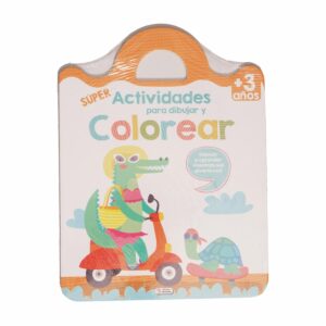 Libro Súper Actividades Para Dibujar Y Colorear SALDAÑA 56 Páginas