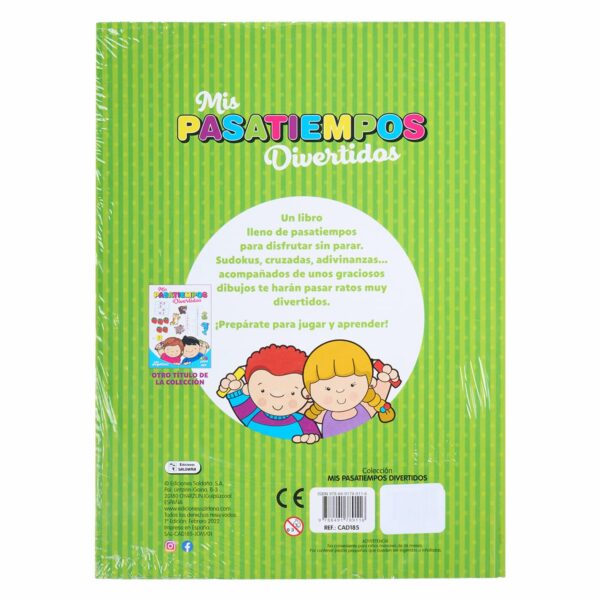 Libro Mis Pasatiempos Divertidos SALDAÑA 32 Páginas - Imagen 2